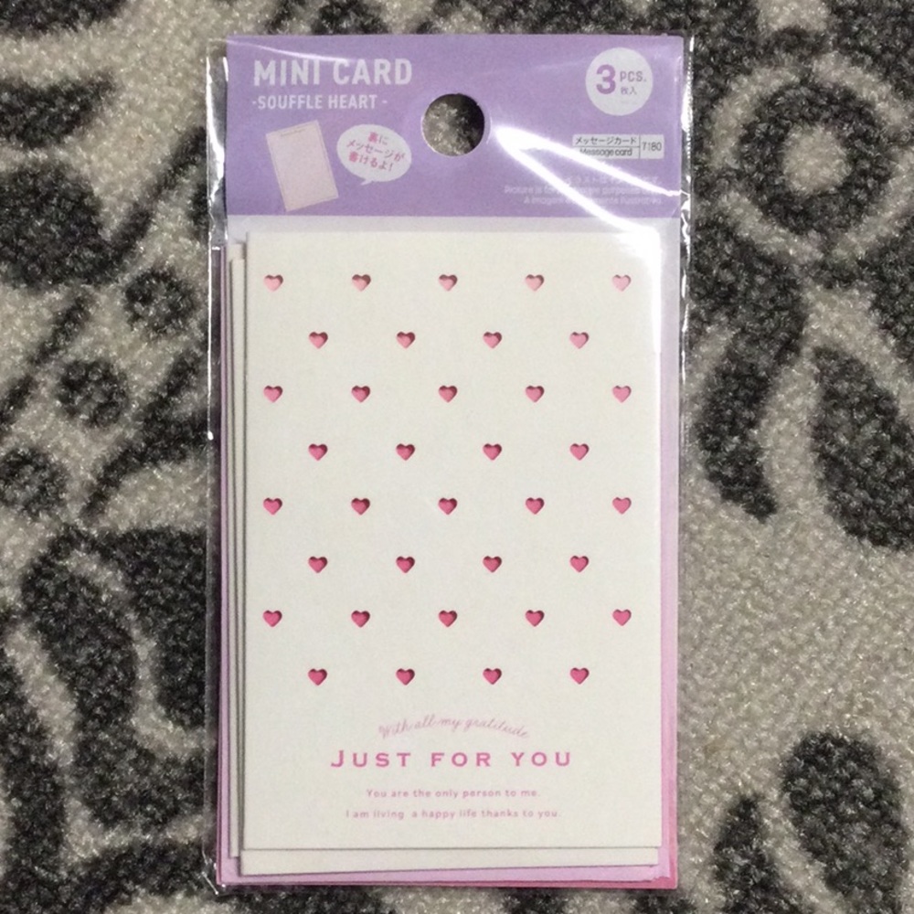 Cute Heart Message Card